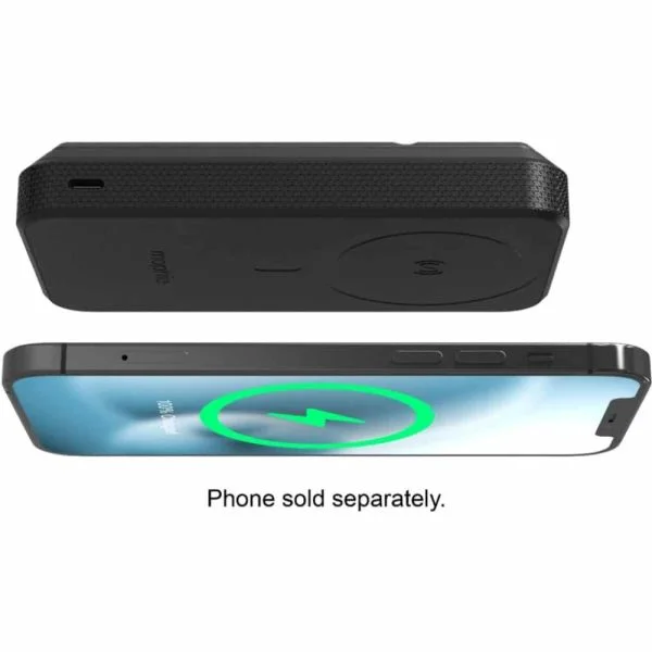 Mophie  Wireless Snap+Powerstation Stand (10k) Black - Image 4