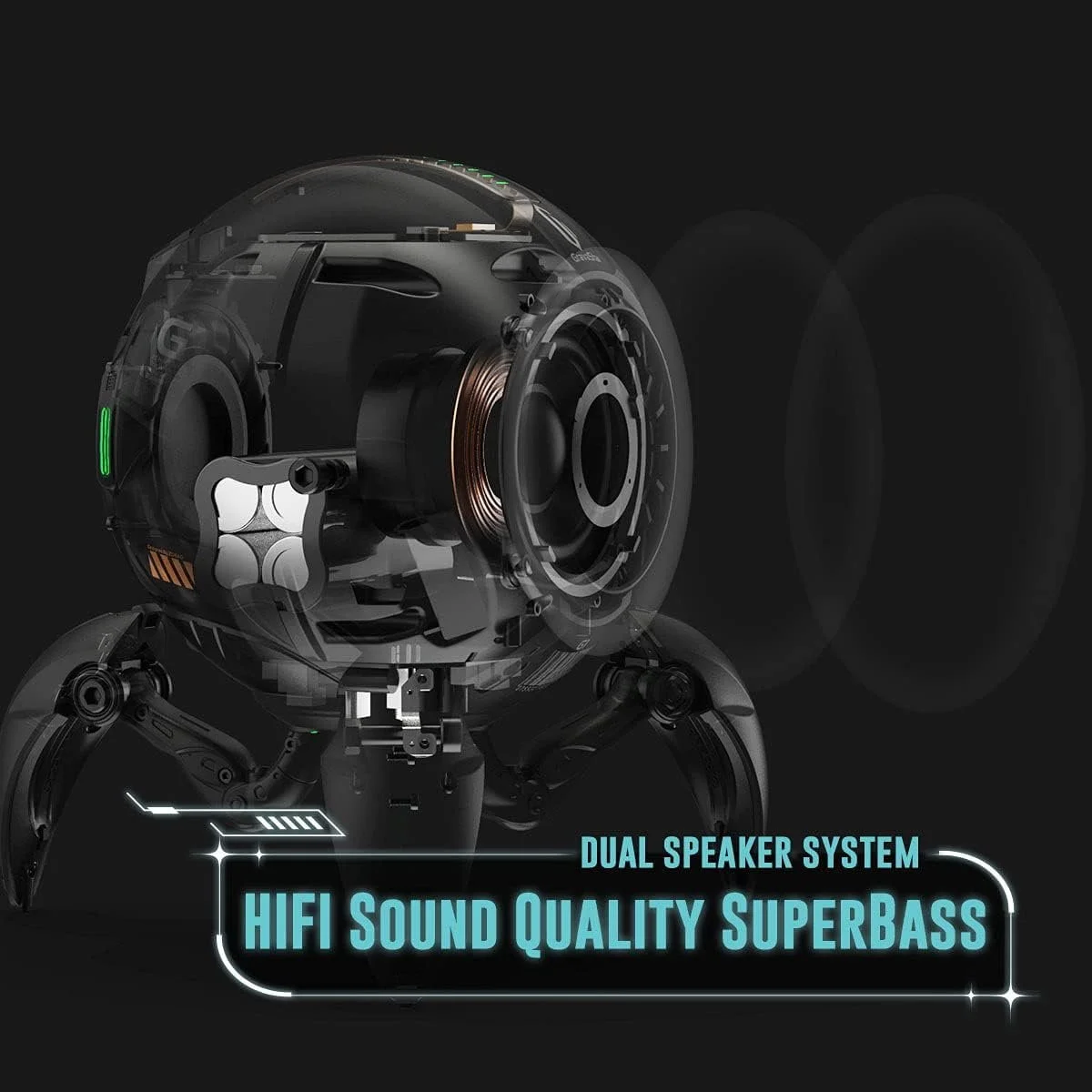 Gravastar DHG Mars Pro Bluetooth Speaker Black - Image 4