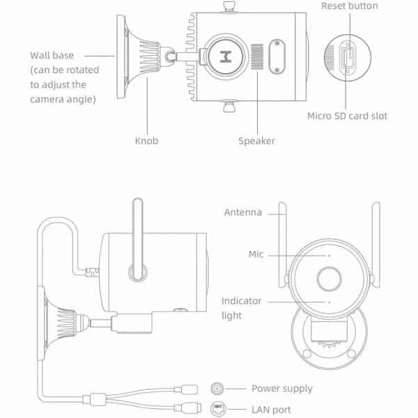 IMILAB EC3 Outdoor Security Camera White - Image 4