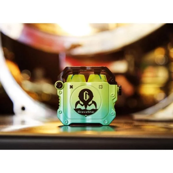 GravaStar TWS Earbuds Neon Green - Image 3