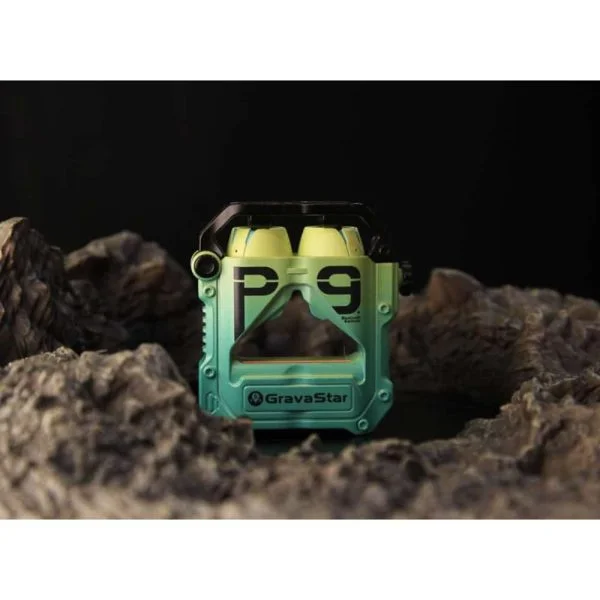 GravaStar TWS Pro Wireless Earbuds Neon Green - Image 3