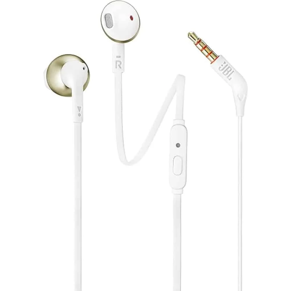 JBL In-Ear Headphones T205 - Gold