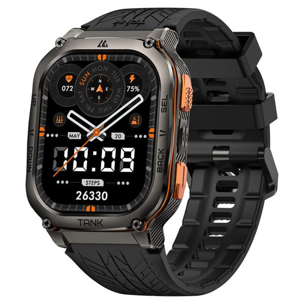 Kospet Smart Watch TANK M3 Ultra 1.96” AMOLED - Black - Image 2