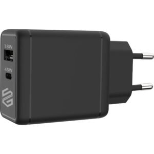 سمارت جيت شاحن منزلى بقدرة 45 واط أسود