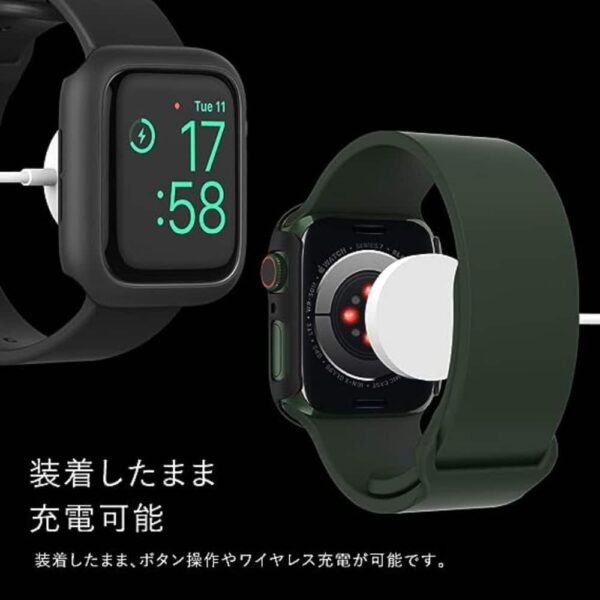 Araree  AERO Cover For Apple Watch Series 7 45mm Polycarbonate Black - Image 2