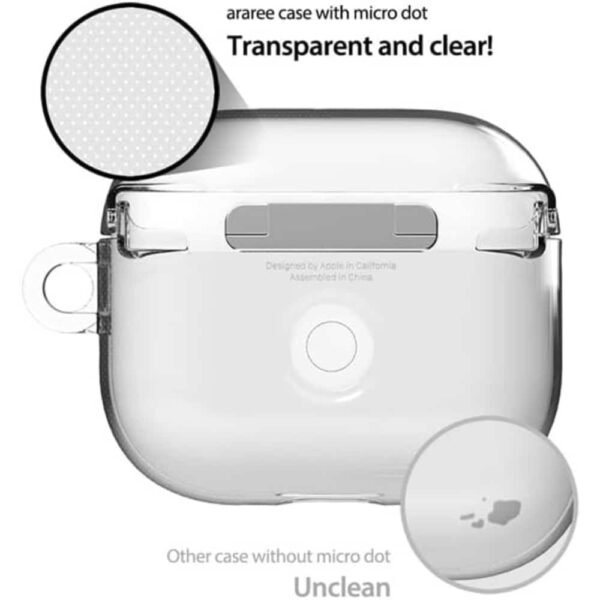 Araree  Nukin Cover For AirPods 3 Polycarbonate Clear - Image 2