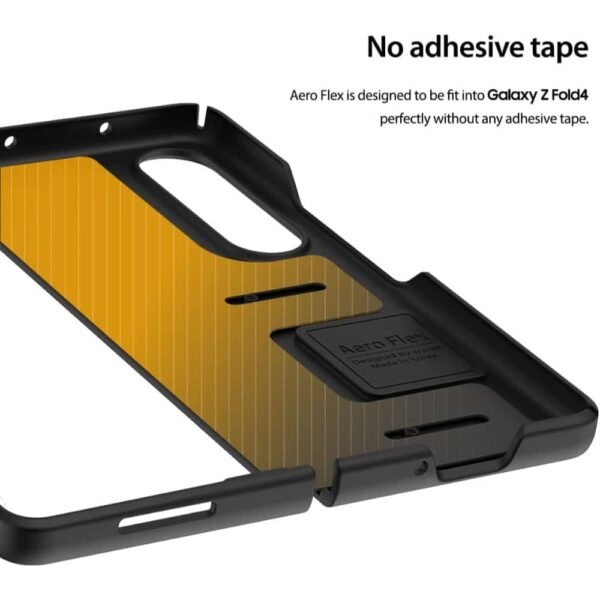 Araree  Aero Flex Cover For Galaxy Z Fold 4 5G TPU Black - Image 6