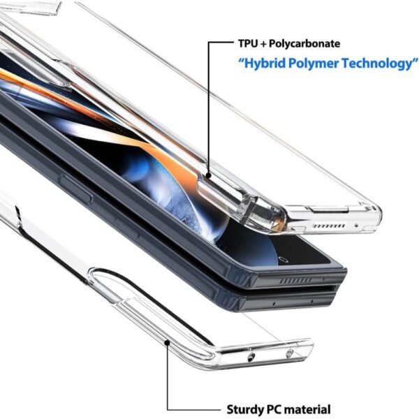 Araree  Nukin Cover For Galaxy Z Fold 4 5G Clear - Image 4