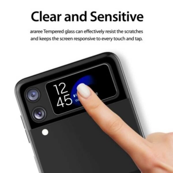 Araree Sub-Core Samsung Galaxy Z Flip 3 Front Glass Screen Protector - Image 4