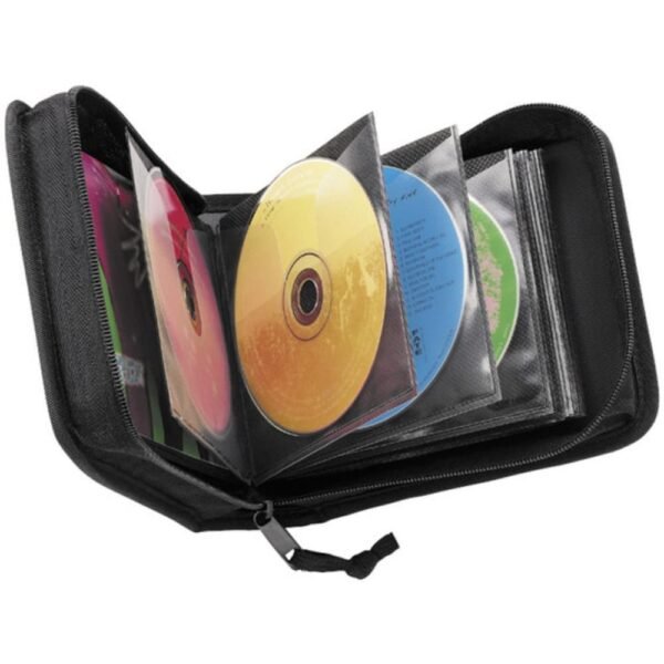 Case Logic 32 Capacity Classic CD Wallet Black - Image 4