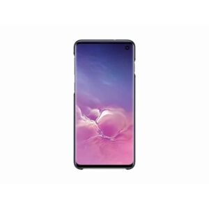 غطاء خلفي LED View لهاتف Samsung Galaxy S 10 باللون الأسود