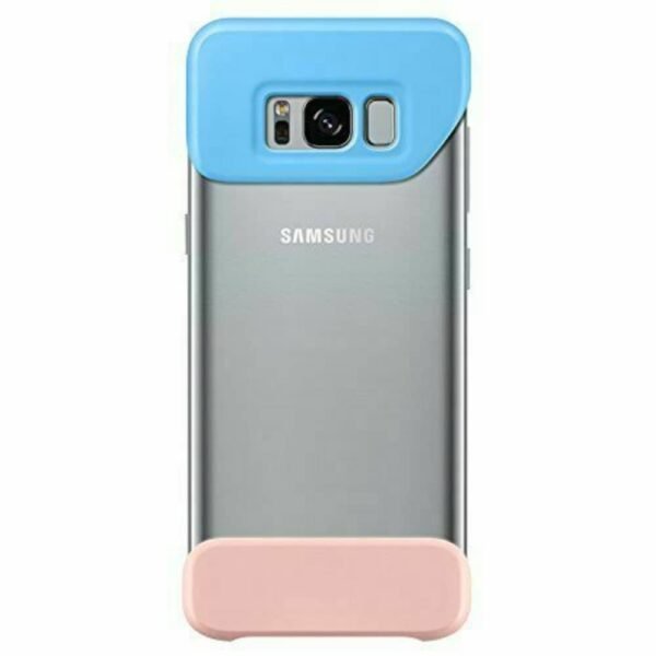 Samsung  S8+ two piece cover Blue Peach