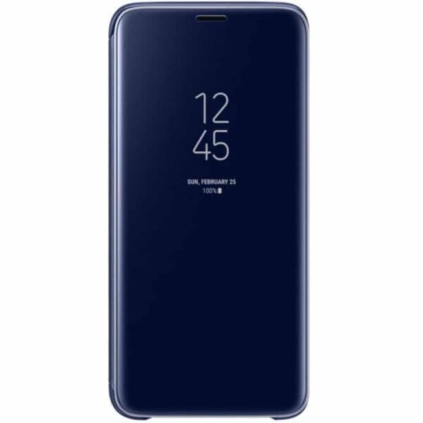 Samsung  Galaxy S9 Clear View Standing Flip Cover Blue