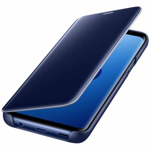 Samsung  Galaxy S9 Clear View Standing Flip Cover Blue - Image 4