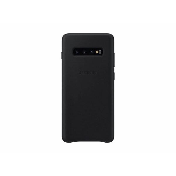 Samsung Galaxy S10 Plus Leather Cover Black