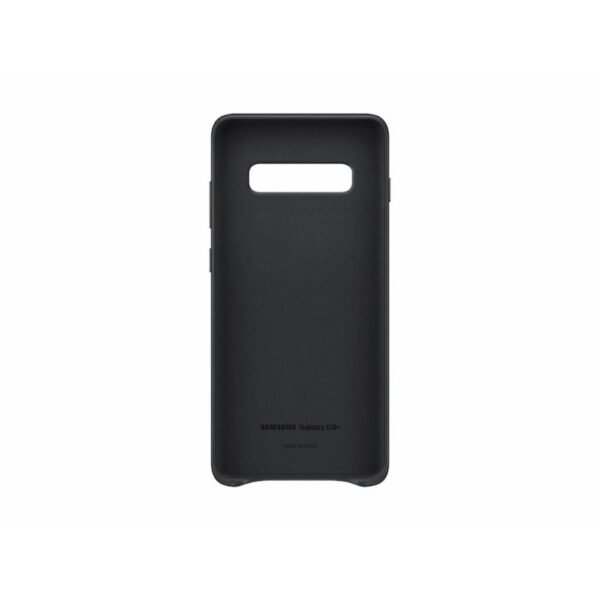 Samsung Galaxy S10 Plus Leather Cover Black - Image 4