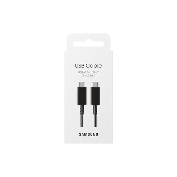 Samsung USB Cable USB-C to USB-C 5A, 1.8m Black - Image 2