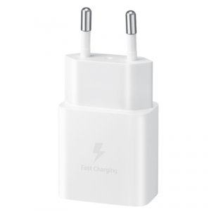 محول طاقة سامسونج 15 واط أبيض