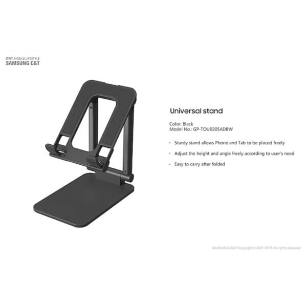 حامل سامسونج C&T العالمي (أجهزة عالمية) أسود