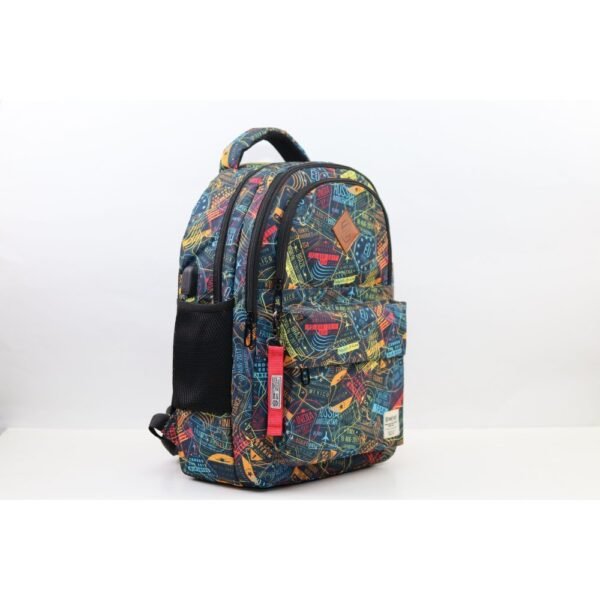 Smart Gate School Carrying Travel Visas Backpack With USB Port 15.6 Multi-Color - Image 3