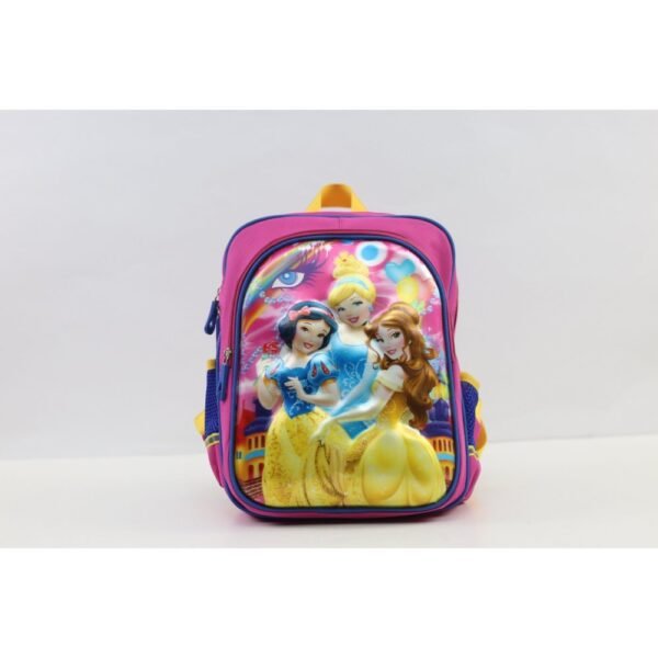 Smart Gate School Carrying Three princesses Backpack Kids Pink