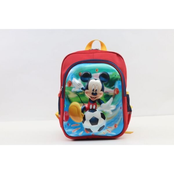 Smart Gate School Carrying Mickey Mouse Football Backpack Kids Red