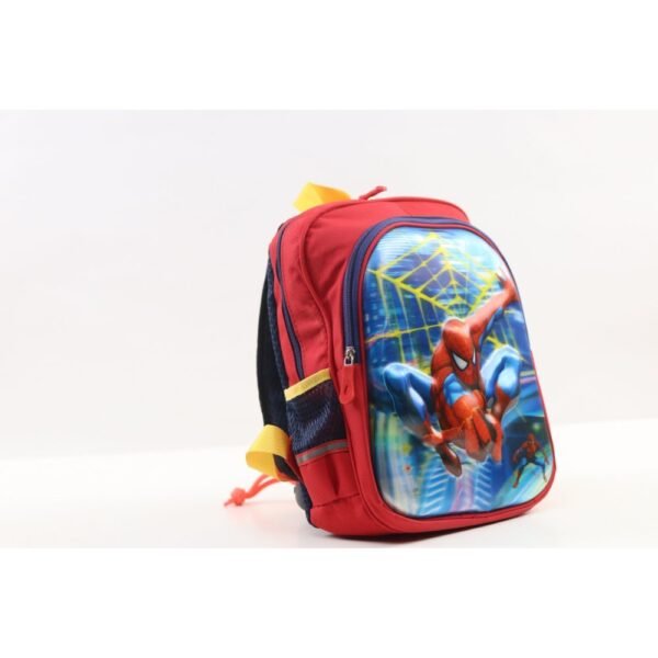 Smart Gate School Carrying Spider-Man Flying Kids Backpack Red - Image 3