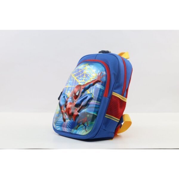 Smart Gate School Carrying Spider-Man Flying Kids Backpack Blue - Image 4