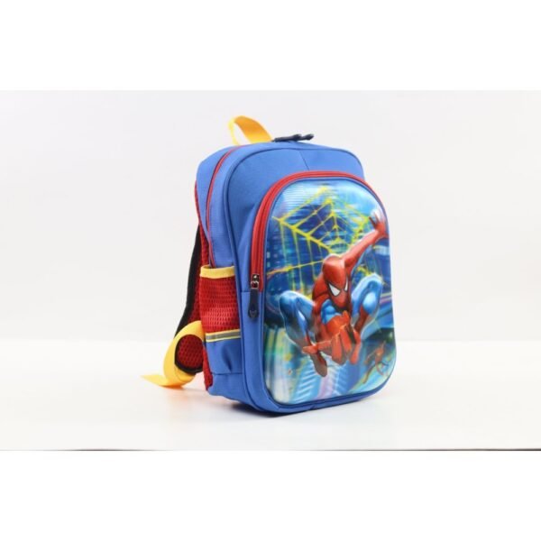 Smart Gate School Carrying Spider-Man Flying Kids Backpack Blue - Image 2