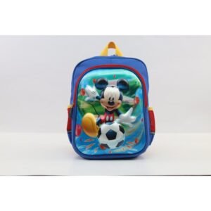Smart Gate School Carrying  Mickey Mouse Football Backpack Kids Blue