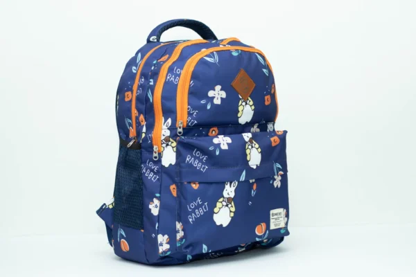 Smart Gate School Carrying Love Rabbit Backpack 15.6 Blue - Image 3