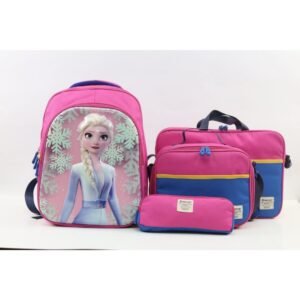 Smart Gate School Carrying Frozen Backpack Kids Bundle Pink