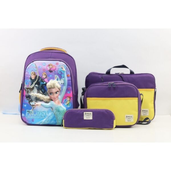 Smart Gate School Carrying Frozen Backpack Kids Bundle Purple