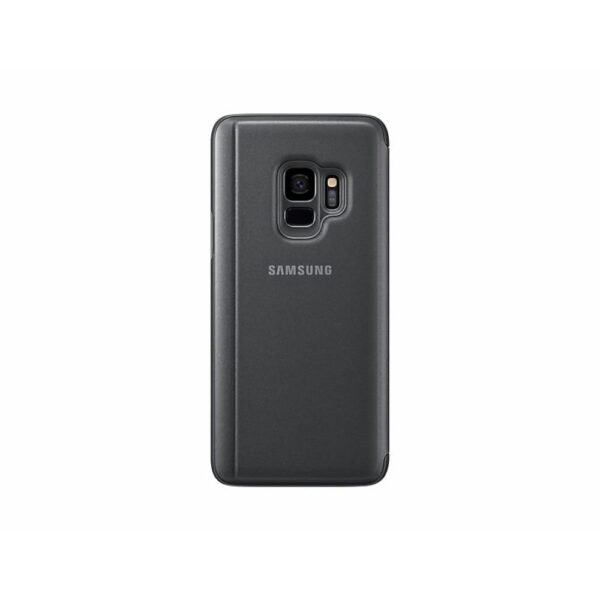 Samsung Galaxy S9 Clear View Stand Cover Black - Image 2