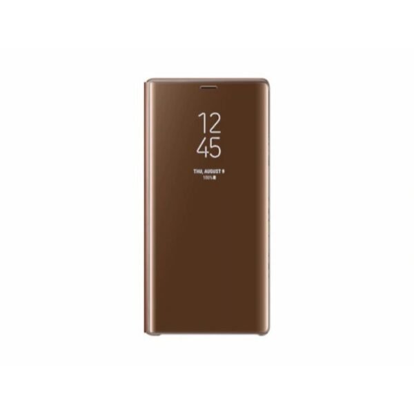 Samsung Galaxy Note 9 Clear View Stand Cover Brown