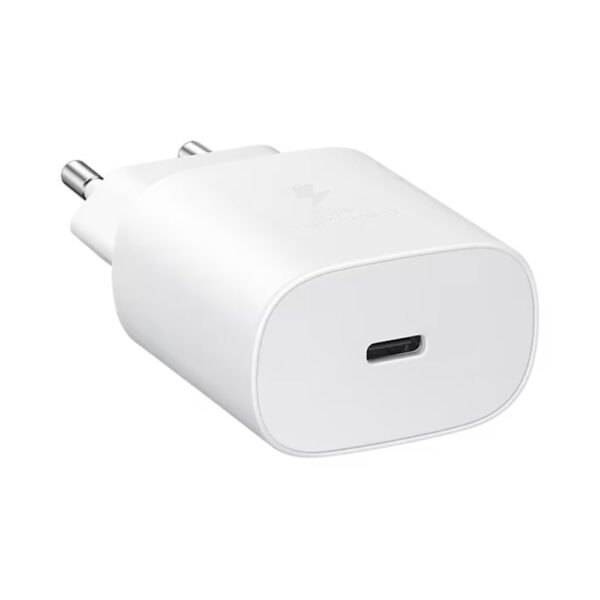 ⁦شاحن سامسونج 25 واط USB-C - أبيض⁩ - الصورة ⁦2⁩