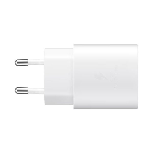 شاحن سامسونج 25 واط USB-C - أبيض