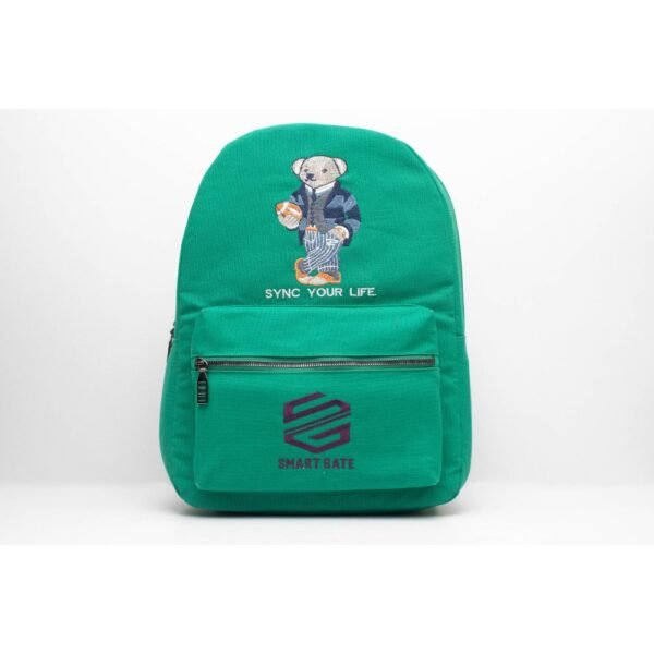 Smart Gate Notebook Backpack Case Teddy Bear 15.6 Green