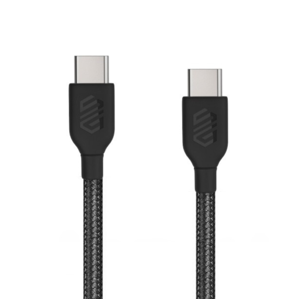 Smart Gate Cable PVC USB-C to USB-C Fast, Shielded 1m Black - Image 2