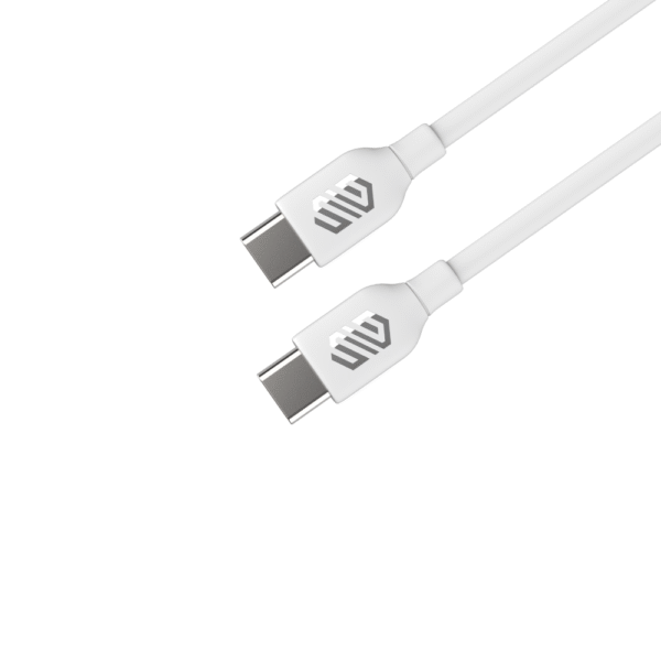 Smart Gate Cable PVC USB-C to USB-C Fast, Shielded 1m White 1 Piece - Image 3