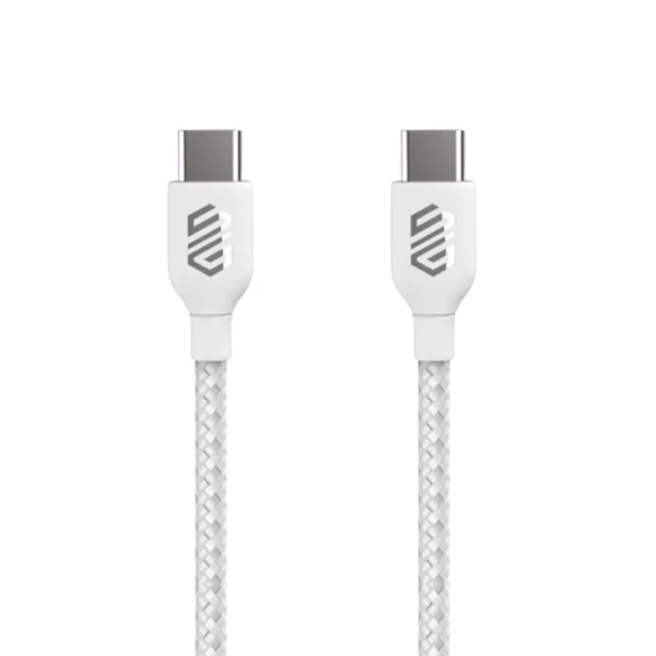 Smart Gate Cable braided USB-C to USB-C Fast, Shielded 1.8m White 1 Piece