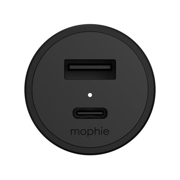 ⁦شاحن سيارة موفي USB 24 سنًا USB-C 42 واط أسود⁩ - الصورة ⁦2⁩